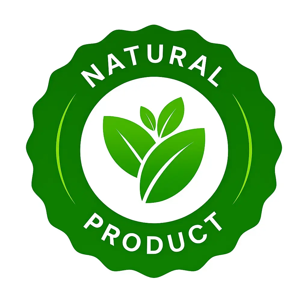 Brazilian Wood all natural badge